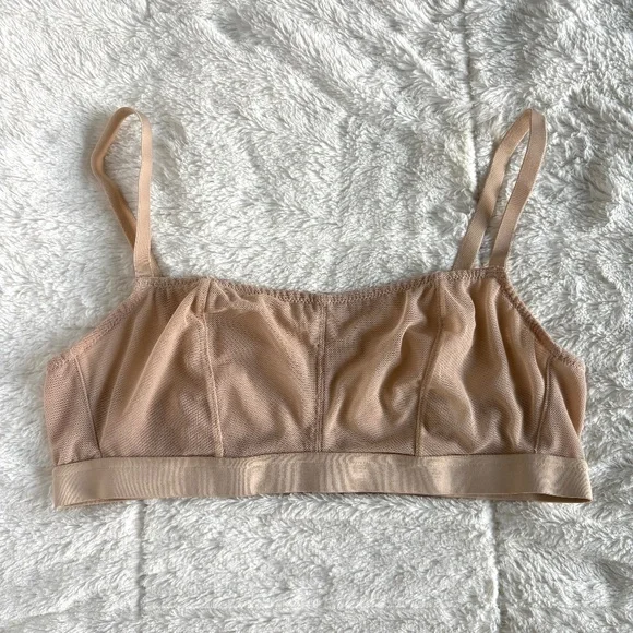 Lively The Straight Up Mesh Bralette - Size Large - Picture 2 of 6